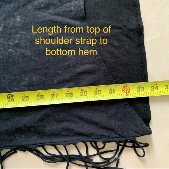 Charcoal fringe dress - Picture 8 of 9